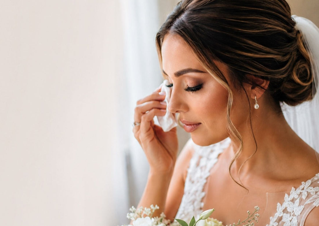 Luxury bridal makeup by Katherine Art Makeup on Gold Coast bride during wedding morning