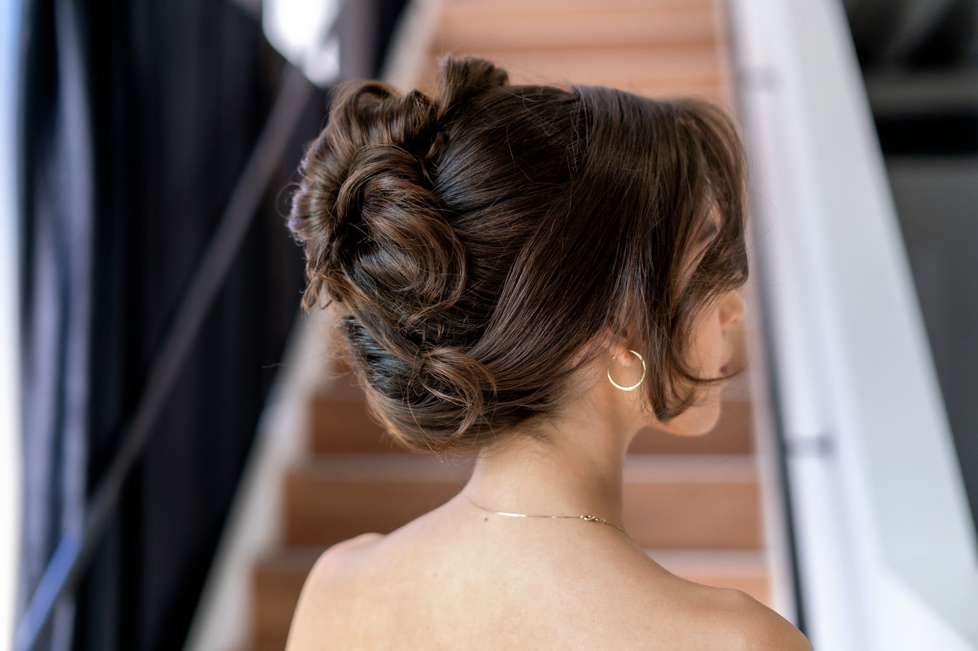 Bridal makeup by Katherine Art with soft glam styling and bridal hair by Natalie.