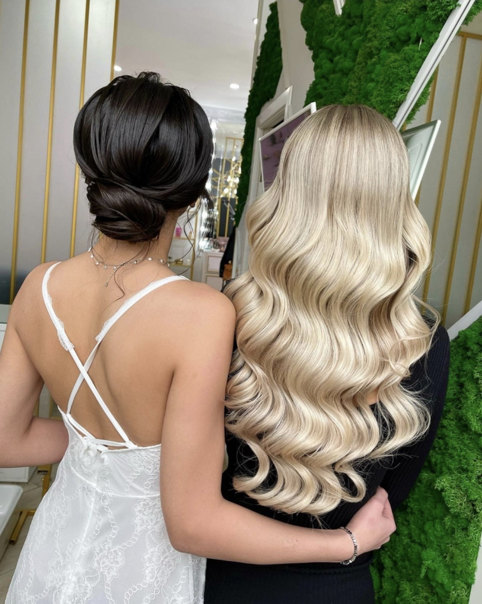 We create soft, glowing, harmonious bridal looks — the perfect balance of makeup and hair for your wedding day.