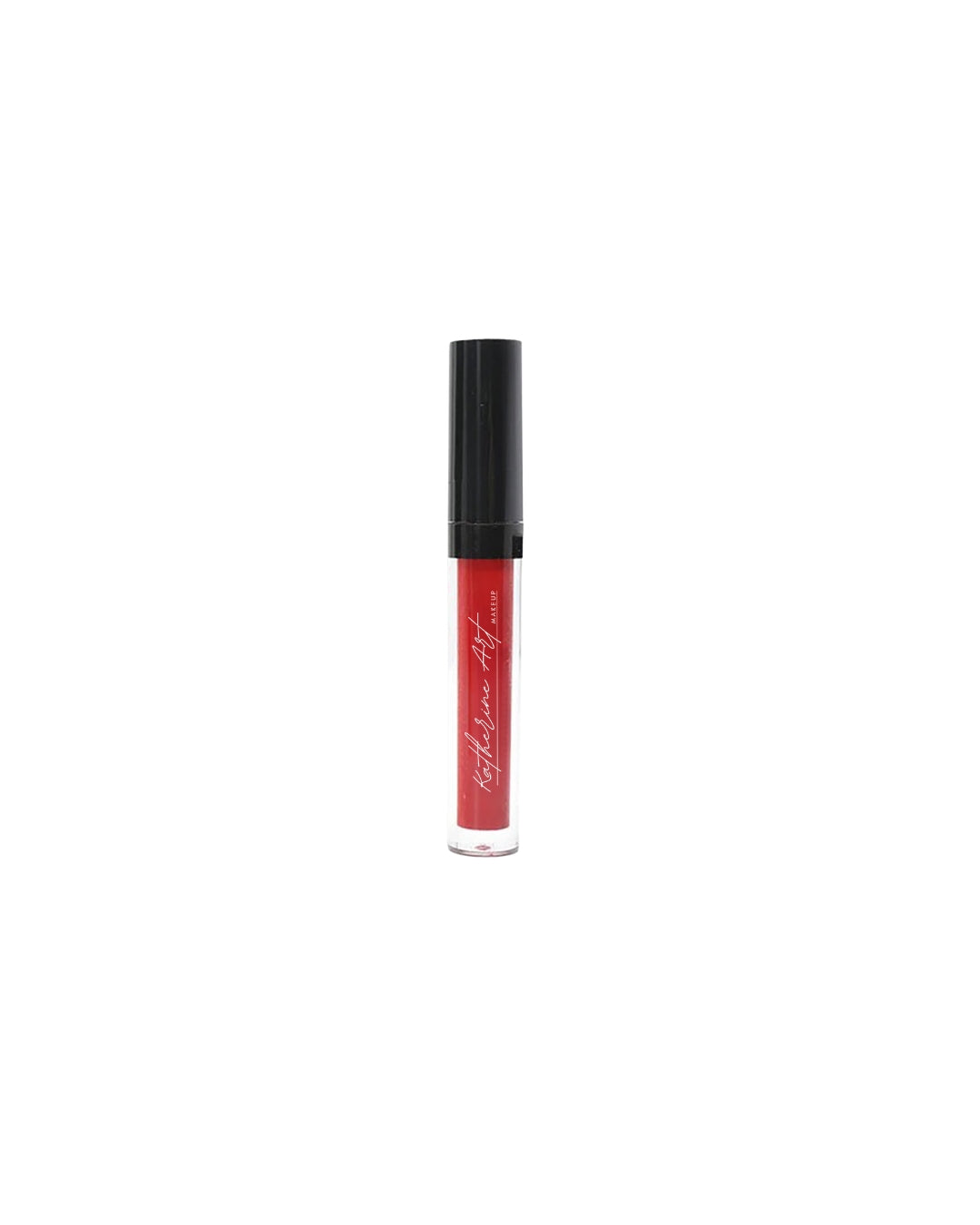 Katherine Art Long-Wear Liquid Lipstick in Rey, a bold classic red shade with a comfortable matte finish and long-lasting wear.