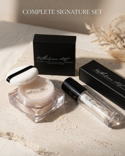 Professional signature set designed for long-lasting, refined makeup results