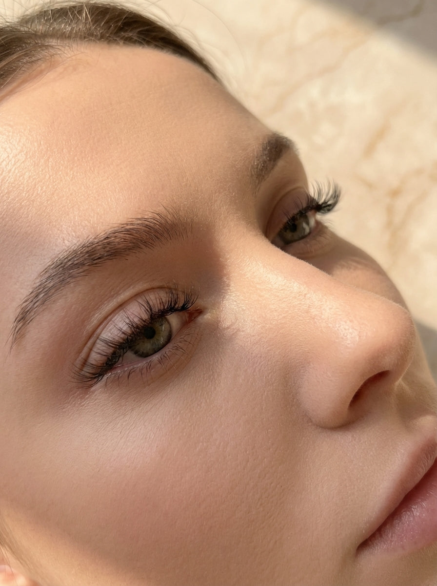 Soft volume false lashes Katherine Art perfect for bridal and event makeup